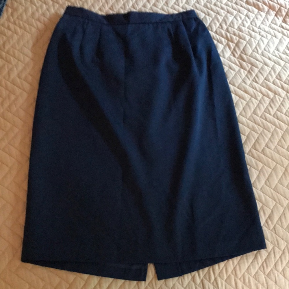 Classic Navy Blue Women's Skirt